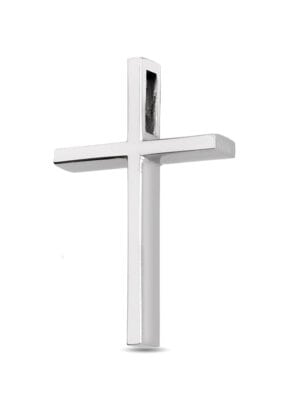 Printezis Fine Jewellery Σταυρός Λευκόχρυσος Κ18 07-014-0504