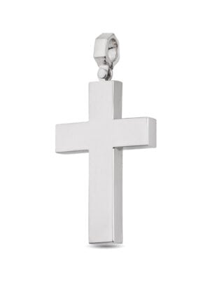Printezis Fine Jewellery Σταυρός Λευκόχρυσος Κ18 07-018-0508