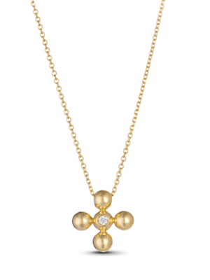 Printezis Fine Jewellery Σταυρός Χρυσός Κ18 με Διαμάντια SG18AN/26