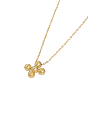 Printezis Fine Jewellery Σταυρός Χρυσός Κ18 με Διαμάντια SG18AN/26