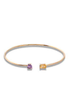 Βραχιόλι Χρυσό 14K με Αμέθυστο και Citrine CBG14GO/11