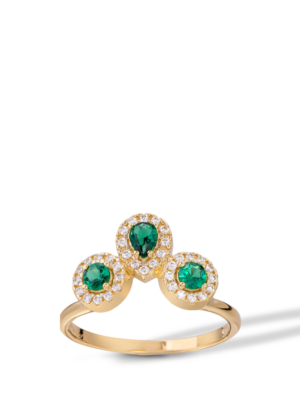 Δαχτυλίδι Χρυσό Κ14 με Ζιρκόν CDG14GO/10