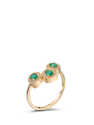 Δαχτυλίδι Χρυσό Κ14 με Ζιρκόν CDG14GO/10