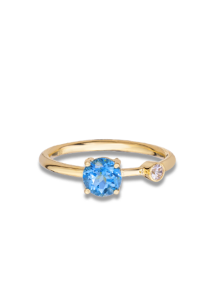 Δαχτυλίδι Χρυσό Κ14 με Ζιρκόν CDG14GO/11