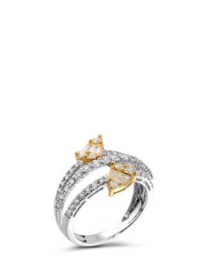 Printezis Fine Jewellery Δαχτυλίδι Λευκόχρυσο Κ18 με Διαμάντια DGW18ΚA/20