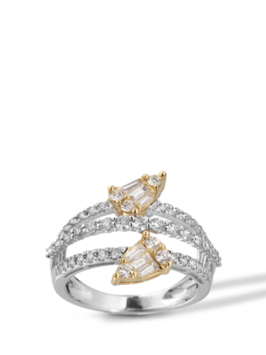 Printezis Fine Jewellery Δαχτυλίδι Λευκόχρυσο Κ18 με Διαμάντια DGW18ΚA/20