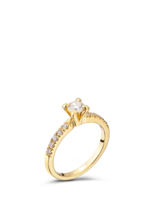 PRINTEZIS monopetro daxtilidi xryso k18 me diamanti 036ct MOG18MI/10