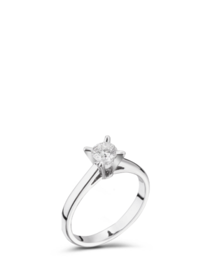 PRINTEZIS monopetro daxtilidi leukoxryso k18 me diamanti 043ct MOW18MI/60