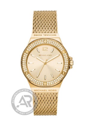 Michael Kors Lennox Gold-Tone Stainless Steel Mesh MK7335