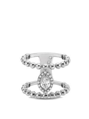 Casato Λευκόχρυσο Δαχτυλίδι Κ18 MX-1343BT-W