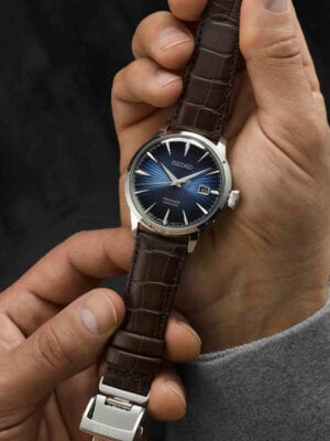 SEIKO Presage 'Midnight Blue Moon' Cocktail Time Automatic SRPK15J1