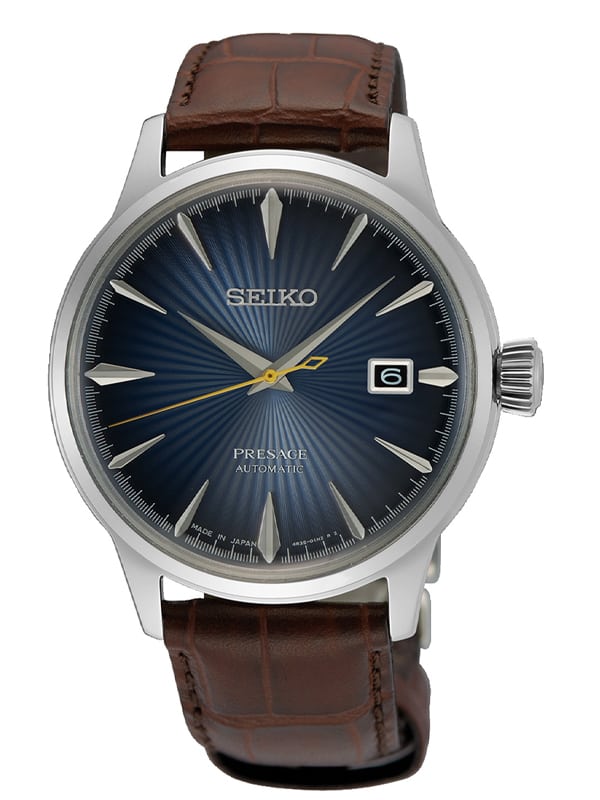 SEIKO Presage 'Midnight Blue Moon' Cocktail Time Automatic SRPK15J1