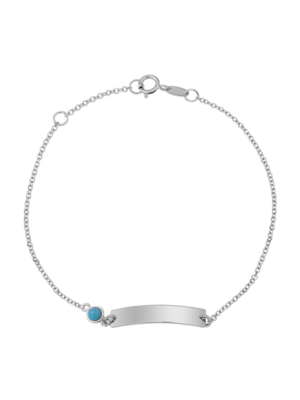 PRINTEZIS CHROMA ΒΡΑΧΙΟΛΙ ΛΕΥΚΟΧΡΥΣΟ Κ14 με Turquoise CBW14GO/31