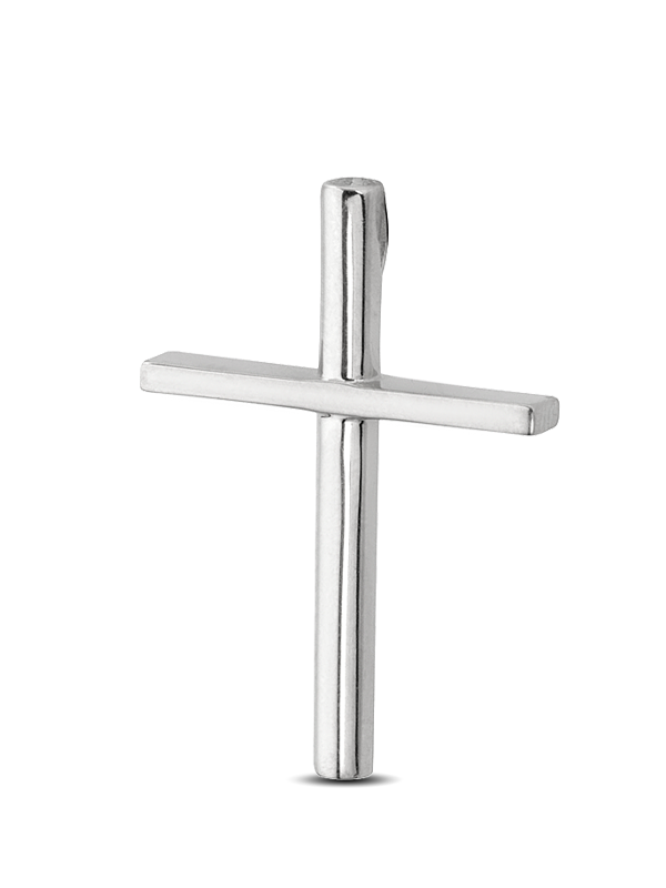 Printezis Fine Jewellery Σταυρός Λευκόχρυσος Κ14 SW14GO/13