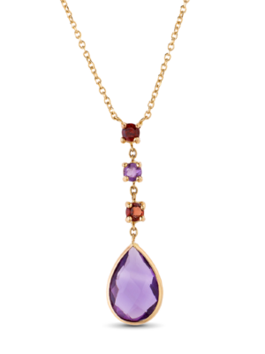 Printezis Κολιέ Χρυσό Κ14 με Ζιρκόν CKG14MA/21