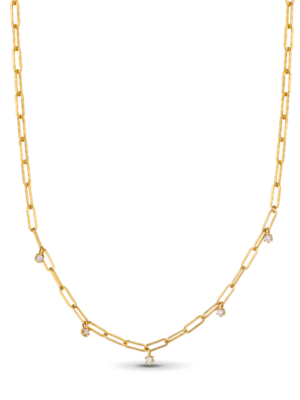 Κολιέ Χρυσό Κ18 με Διαμάντια DKG18DG/15