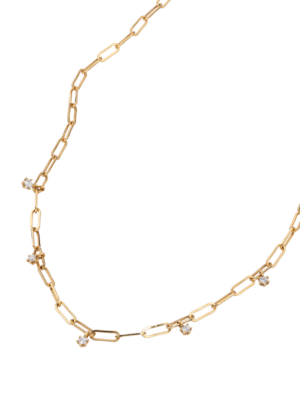 Κολιέ Χρυσό Κ18 με Διαμάντια DKG18DG/15