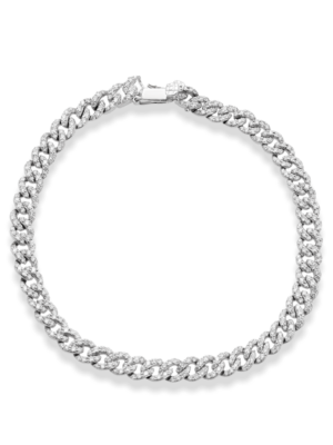 PRINTEZIS DIANA ΒΡΑΧΙΟΛΙ ΛΕΥΚΟΧΡΥΣΟ Κ18 ΜΕ ΔΙΑΜΑΝΤΙΑ DBW18OR/15