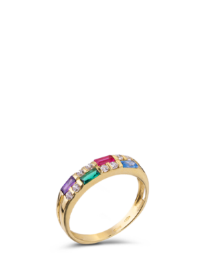 Δαχτυλίδι Χρυσό Κ14 με Ζιρκόν CDG14MA/12