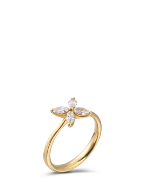 Δαχτυλίδι Χρυσό K18 με Διαμάντια DDG18OR/10