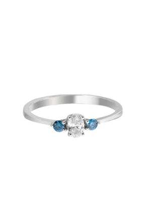 Printezis Δαχτυλίδι Λευκόχρυσο K18 με Διαμάντια DDW18DG/21