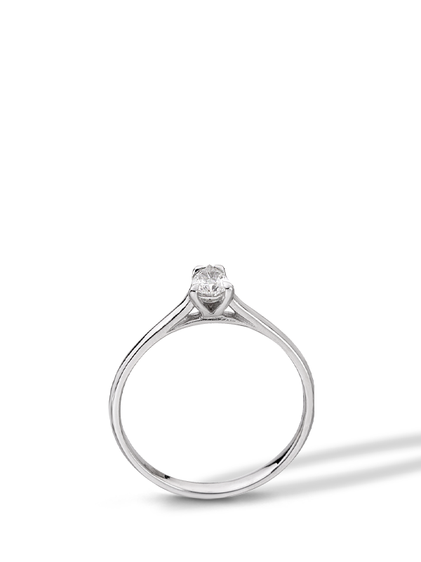 Printezis μονόπετρο με διαμάντι 011ct MOW18KA/67