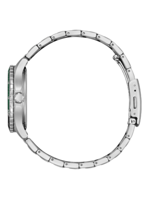 Eco Drive Γυναικείο ρολόι του οίκου CITIZEN με γαλάζιο καντράν. Με διάμετρο 36,80mm και στεγανό στα 100m / 10 bar.