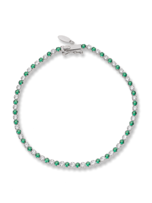 PRINTEZIS CHROMA ΒΡΑΧΙΟΛΙ ΛΕΥΚΟΧΡΥΣΟ Κ14 ΜΕ ΖΙΡΚΟΝ CBW14OR/10