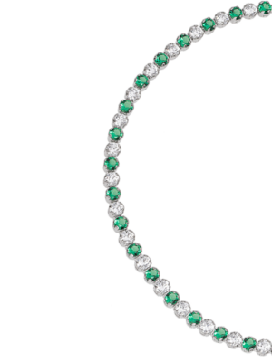 PRINTEZIS CHROMA ΒΡΑΧΙΟΛΙ ΛΕΥΚΟΧΡΥΣΟ Κ14 ΜΕ ΖΙΡΚΟΝ CBW14OR/10