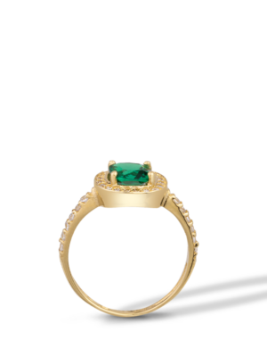 Δαχτυλίδι Χρυσό Κ14 με ζιρκόν CDG14GO/31