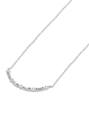 Printezis Fine Jewellery Κολιέ Λευκόχρυσο Κ18 με Διαμάντια DKW18DG/23