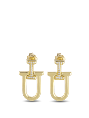 Printezis Σκουλαρίκια Χρυσά Κ18 με Διαμάντια DSG18KA/45