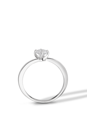 Δαχτυλίδι Λευκόχρυσο Κ14 με Ζιρκόν CDW14OR/28