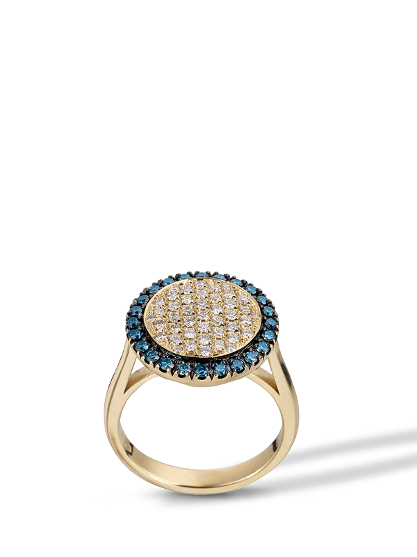 Printezis Fine Jewellery Δαχτυλίδι Χρυσό Κ18 με Διαμάντια DG18AR/11