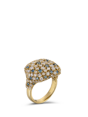 Printezis Fine Jewellery Δαχτυλίδι Χρυσό Κ18 με Διαμάντια DG18AR/10