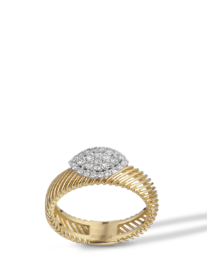 Printezis Fine Jewellery Δαχτυλίδι Λευκόχρυσο Κ18 με Διαμάντια DGW18ΚA/26