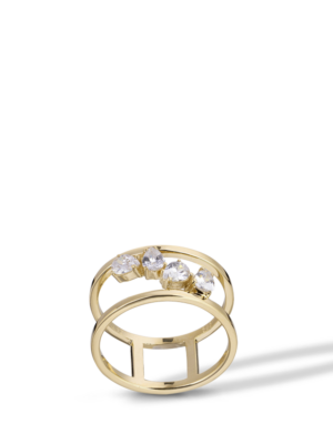 Δαχτυλίδι Χρυσό Κ14 με ζιρκόν CDG14GO/25